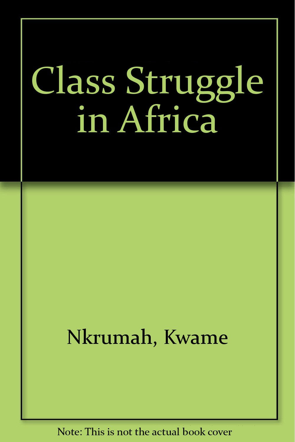 Product Image: Class Struggle in Africa