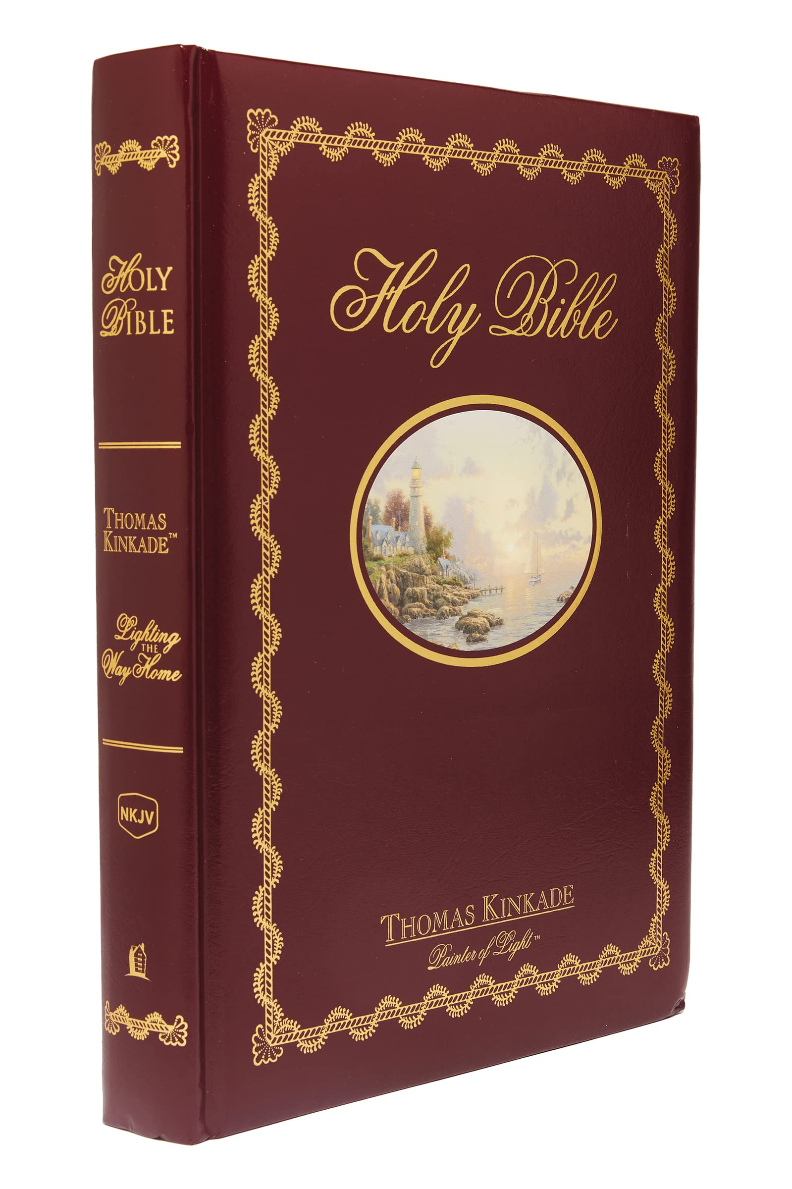 NKJV, Lighting the Way Home Family Bible, Hardcover, Red Letter: Holy Bible, New King James Version Religion & Esotericism