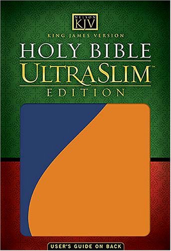 Holy Bible: New King James Version, Orange & Blue, Ultraslim Bible Religion & Esotericism