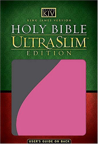 Holy Bible: King James Version, Gray And Pink, Leathersoft, Ultraslim Religion & Esotericism