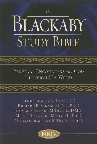 The Blackaby Study Bible: New King James Version, Black, Bonded Leather, Personal Encounters With God Through His Work Religion & Esotericism