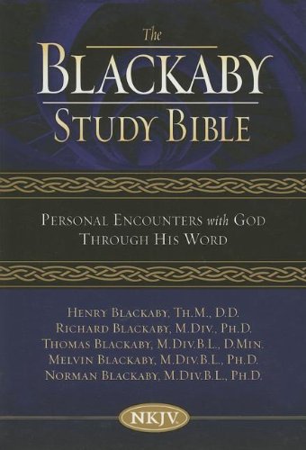 The Blackaby Study Bible: New King James Version, Burgundy, Bonded Leather, Personal Encounters With God Through His Word Religion & Esotericism