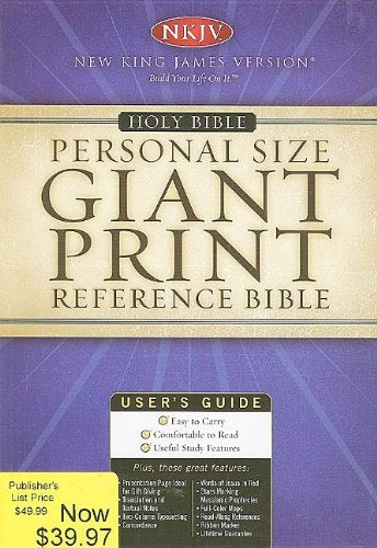 Bib Nkjv Personal Size Giant Print Burgundy Bonded Indexed Religion & Esotericism