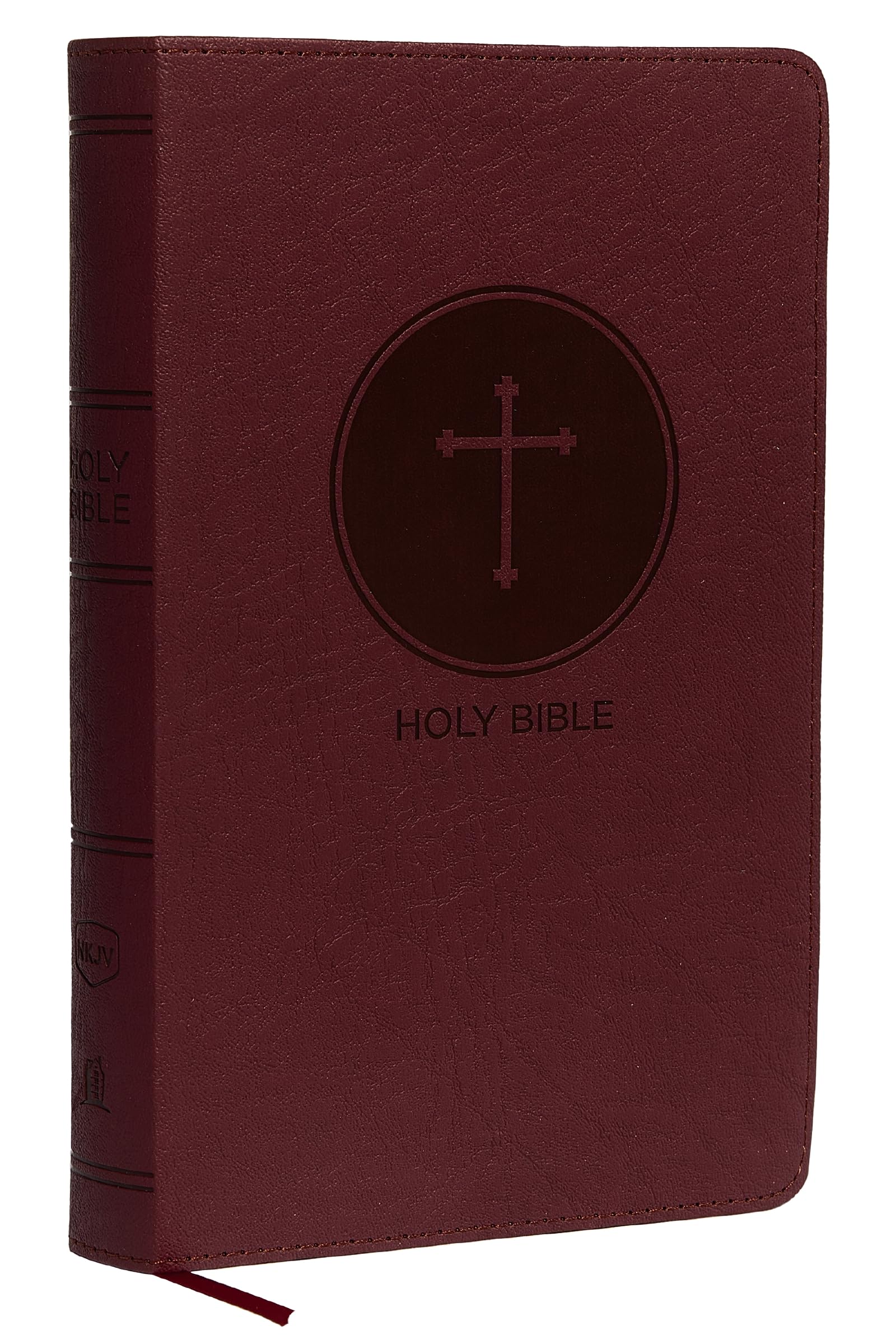NKJV, Deluxe Gift Bible, Leathersoft, Burgundy, Red Letter, Comfort Print: Holy Bible, New King James Version Lifestyle