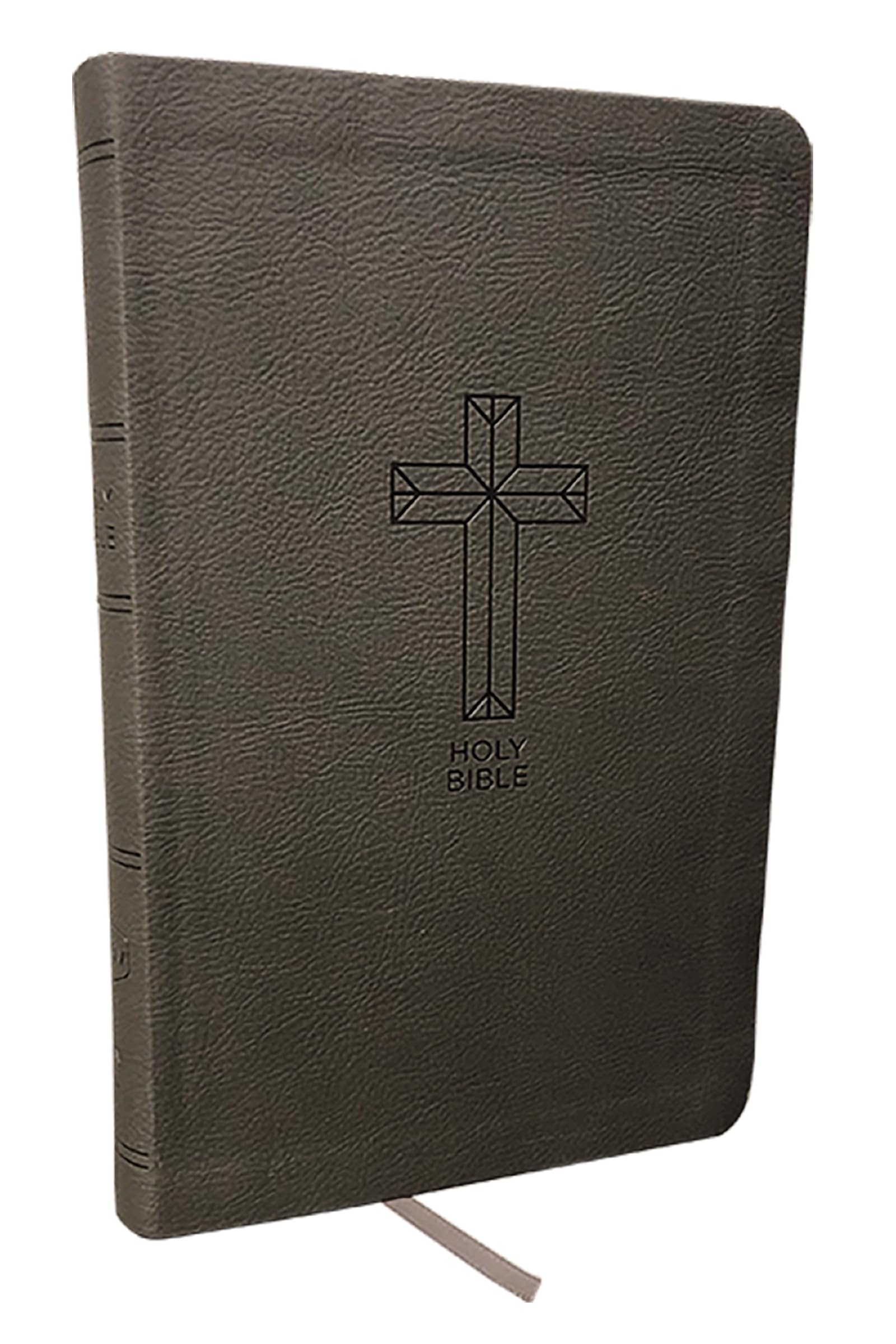 NKJV, Value Thinline Bible, Charcoal Leathersoft, Red Letter, Comfort Print: Holy Bible, New King James Version book