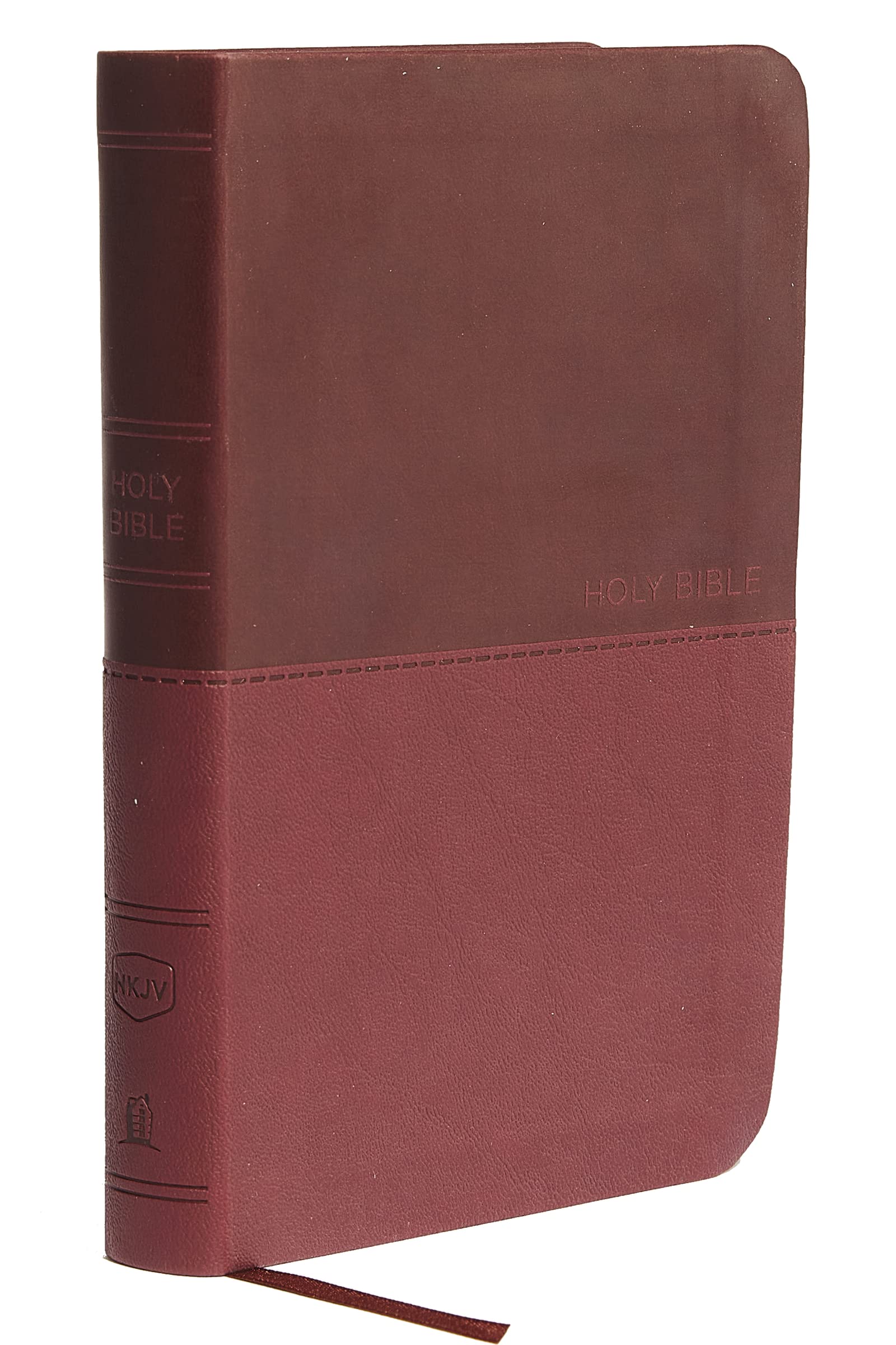 NKJV, Thinline Bible, Compact, Leathersoft, Burgundy, Red Letter, Comfort Print: Holy Bible, New King James Version Business, Finance & Career