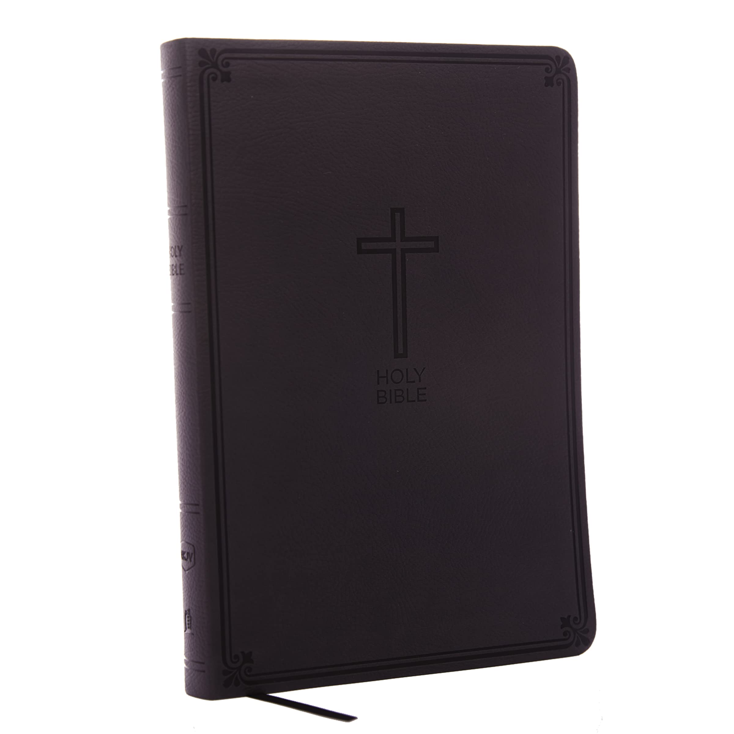 NKJV, Value Thinline Bible, Large Print, Charcoal Leathersoft, Red Letter, Comfort Print: Holy Bible, New King James Version book