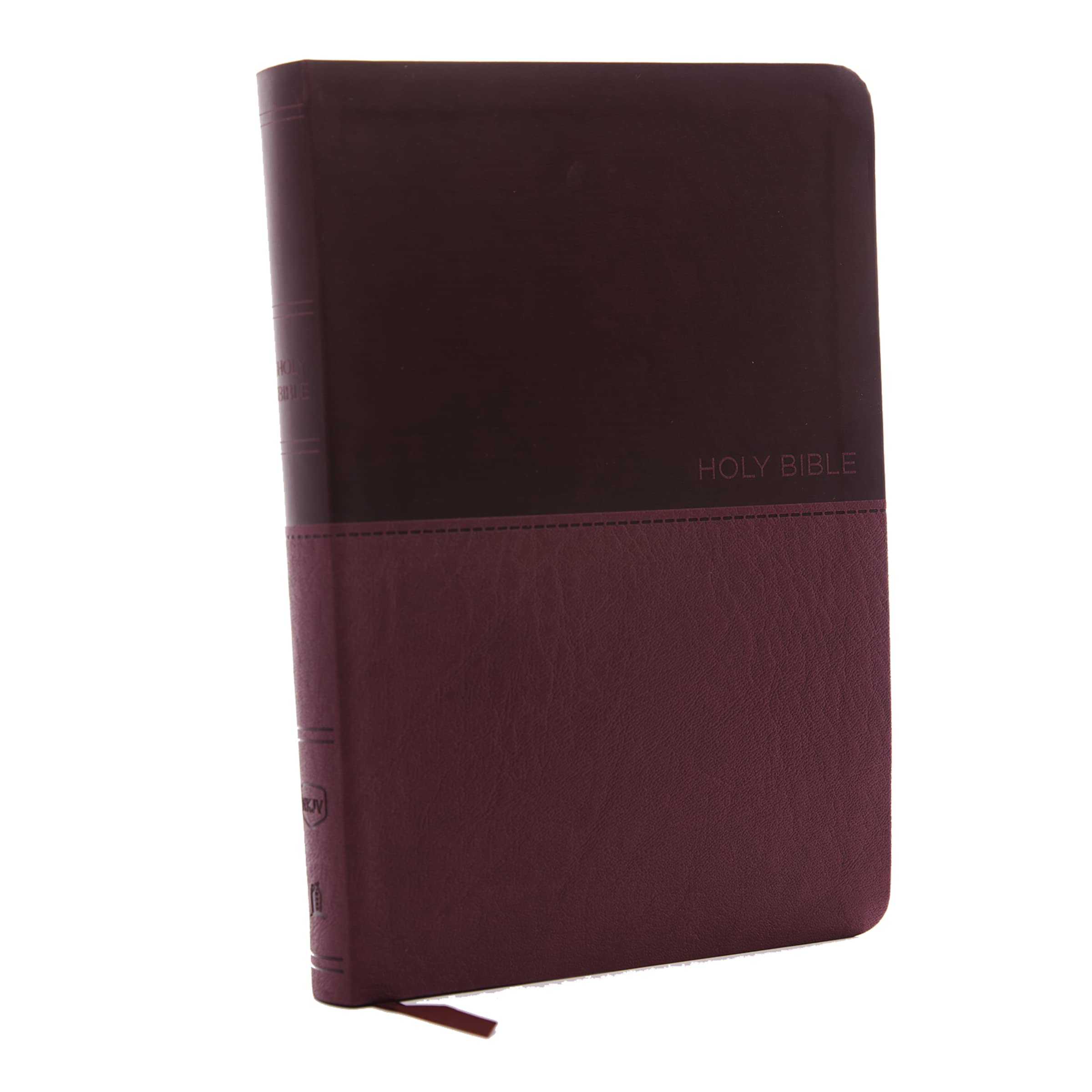 NKJV, Value Thinline Bible, Large Print, Burgundy Leathersoft, Red Letter, Comfort Print: Holy Bible, New King James Version book