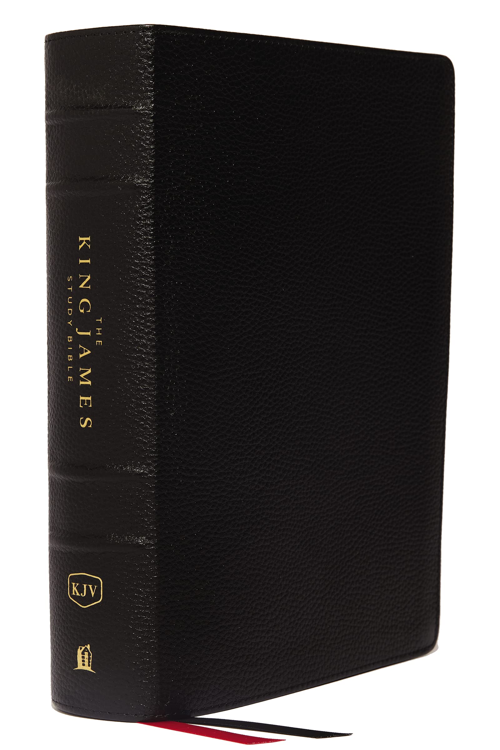 KJV, The King James Study Bible, Genuine Leather, Black, Thumb Indexed, Red Letter, Full-Color Edition: Holy Bible, King James Version Social Sciences