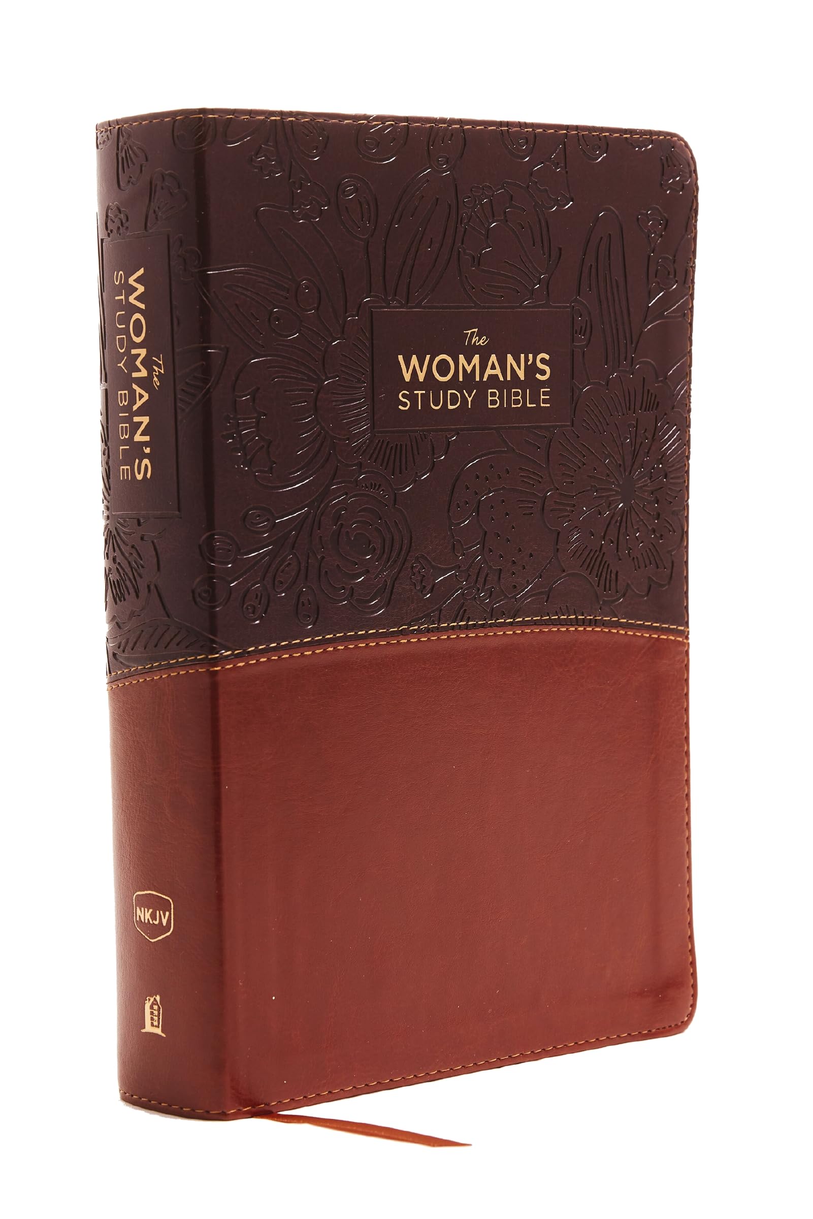 NKJV, The Woman's Study Bible, Leathersoft, Brown/Burgundy, Red Letter, Full-Color Edition, Thumb Indexed: Receiving God's Truth for Balance, Hope, and Transformation Film, Art & Culture