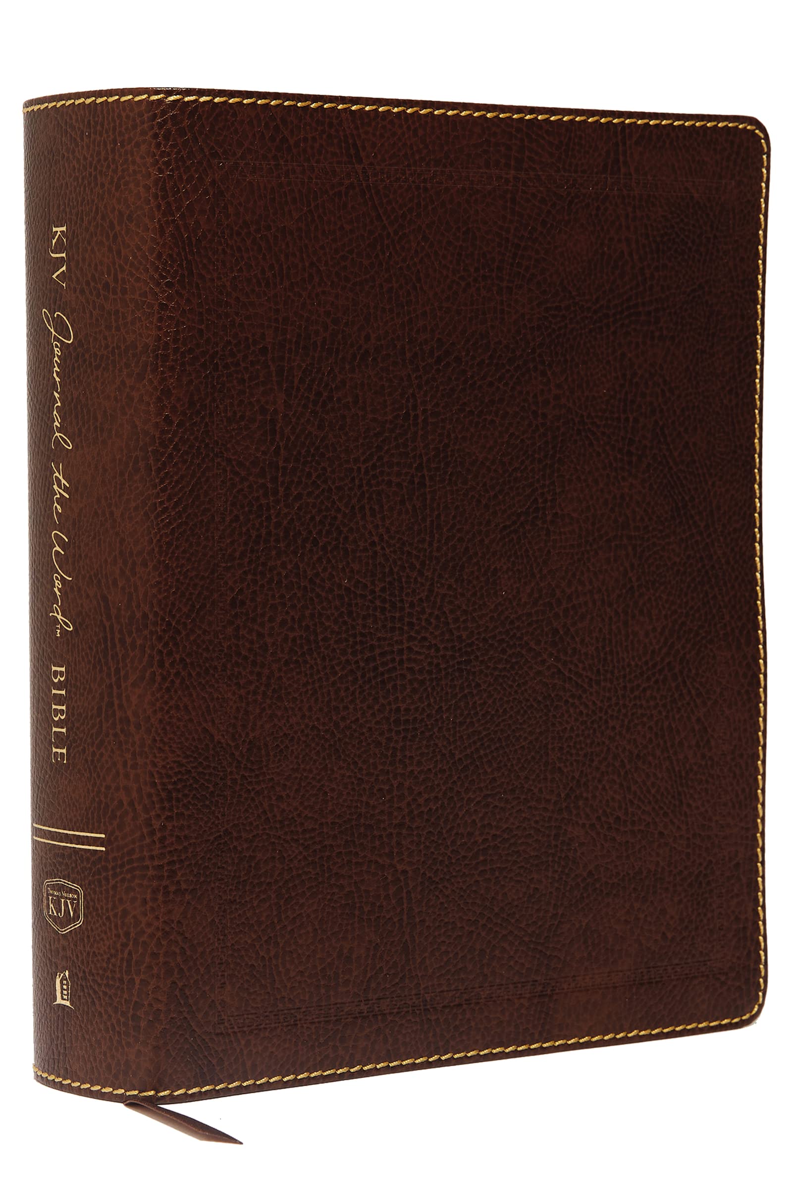 KJV Large Print Bible, Journal the Word, Reflect, Journal or Create Art Next to Your Favorite Verses (Brown Bonded Leather, Red Letter, Comfort Print: King James Version) Film, Art & Culture