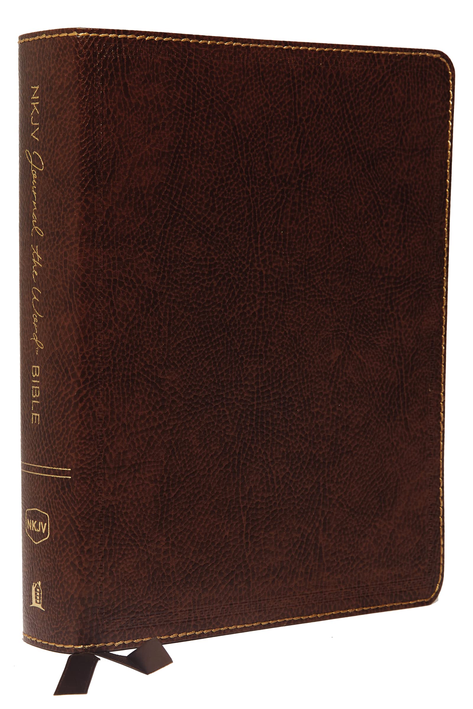 NKJV, Journal the Word Bible, Large Print, Bonded Leather, Brown, Red Letter Film, Art & Culture