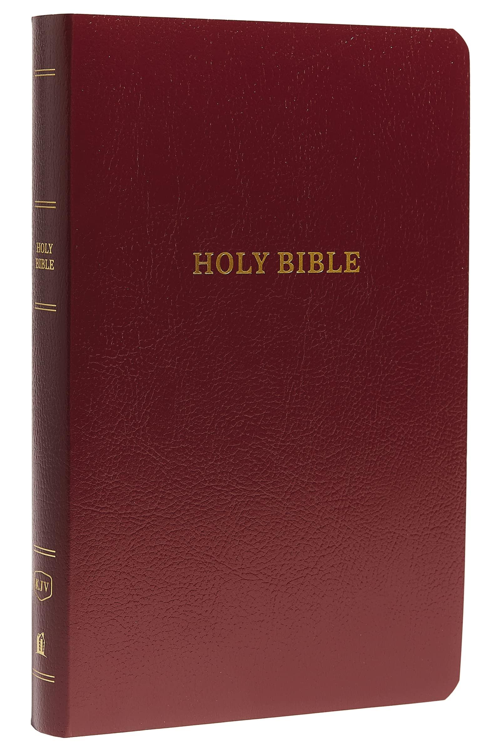 KJV Holy Bible: Gift and Award, Burgundy Leather-Look, Red Letter, Comfort Print: King James Version: Holy Bible, King James Version Social Sciences