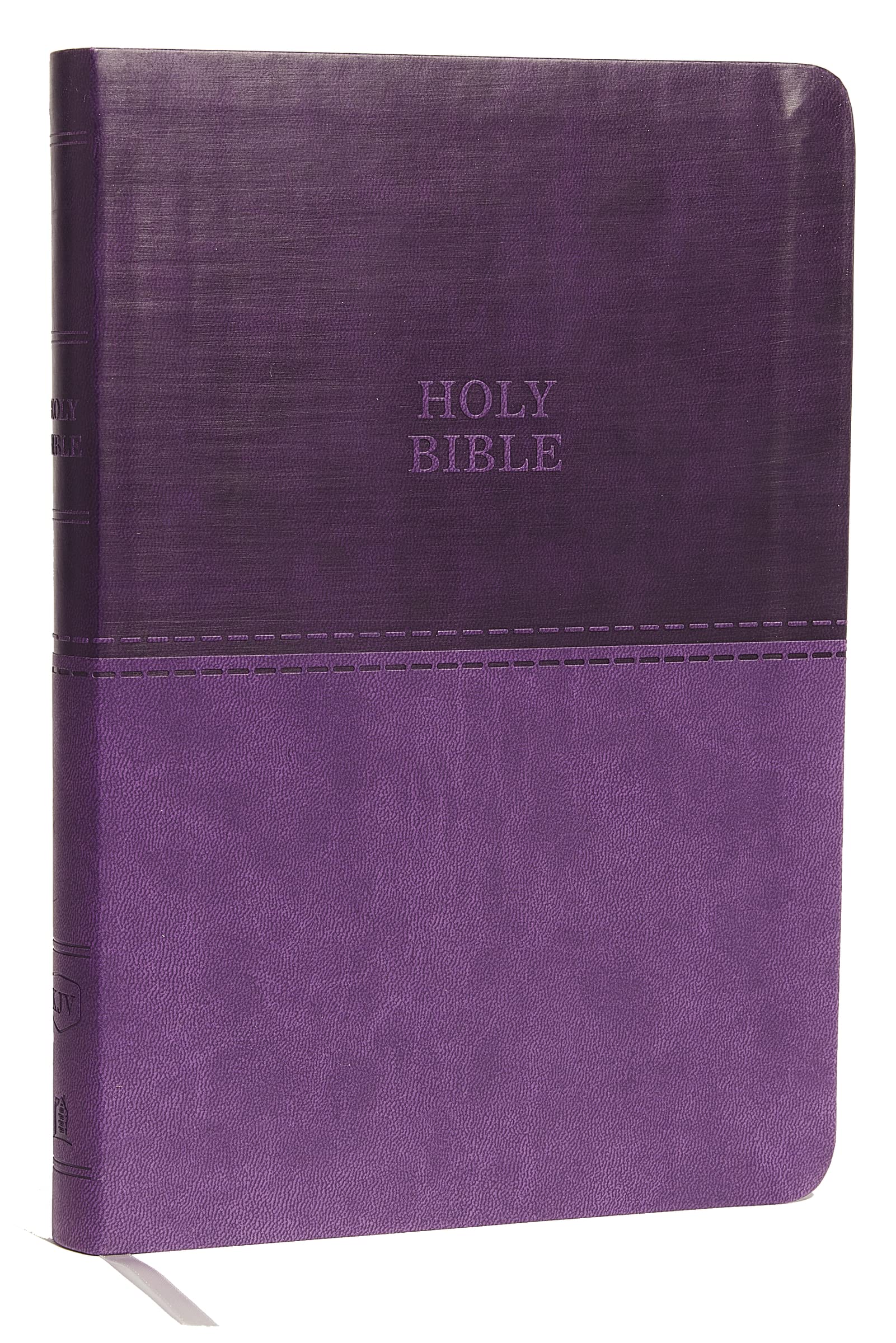 KJV Holy Bible: Value Large Print Thinline, Purple Leathersoft, Red Letter, Comfort Print: King James Version book