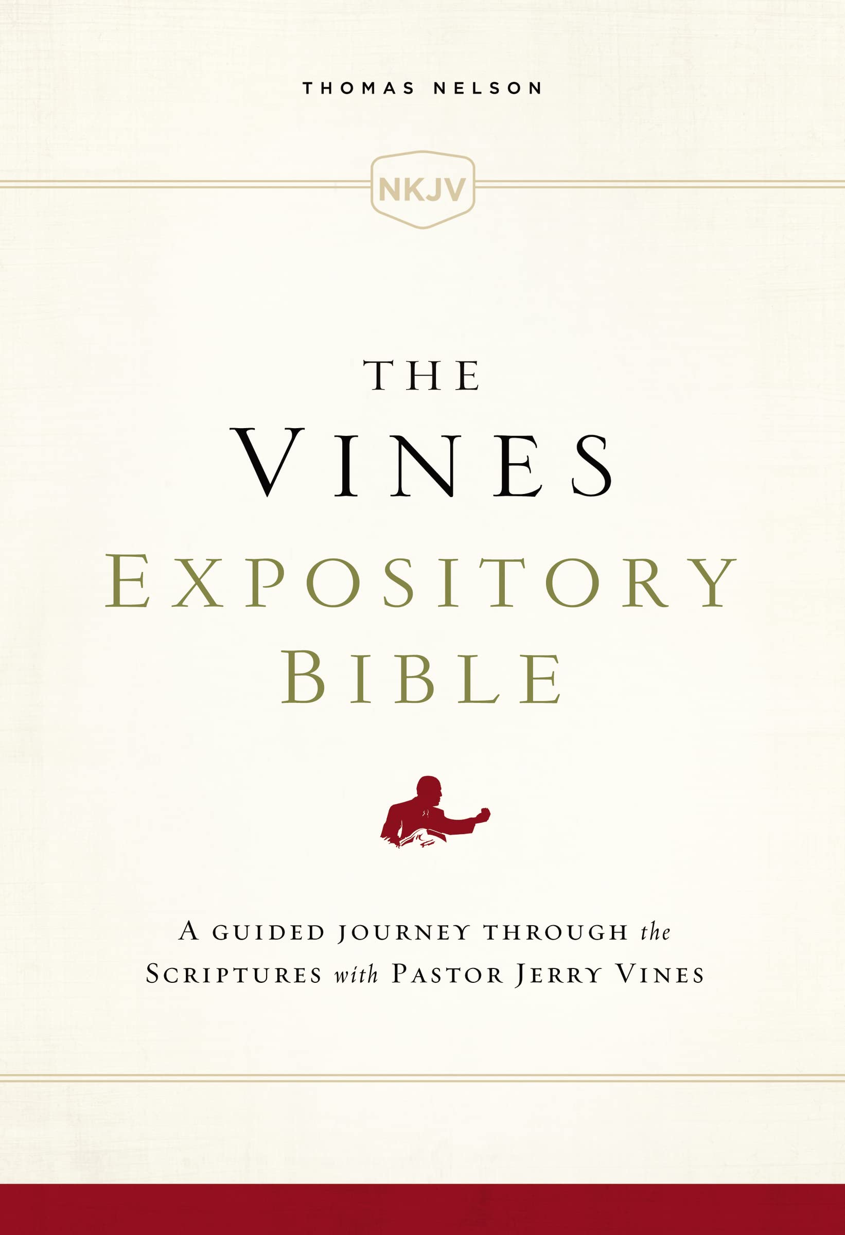 The NKJV, Vines Expository Bible, Cloth over Board, Comfort Print: A Guided Journey Through the Scriptures with Pastor Jerry Vines Film, Art & Culture