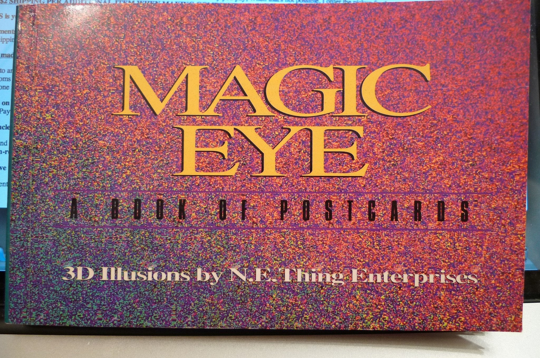 Magic Eye Book of Postcards Leisure & Fun