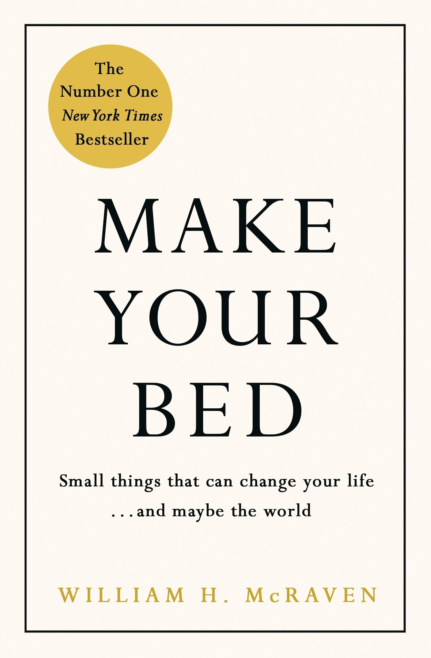 Make Your Bed book