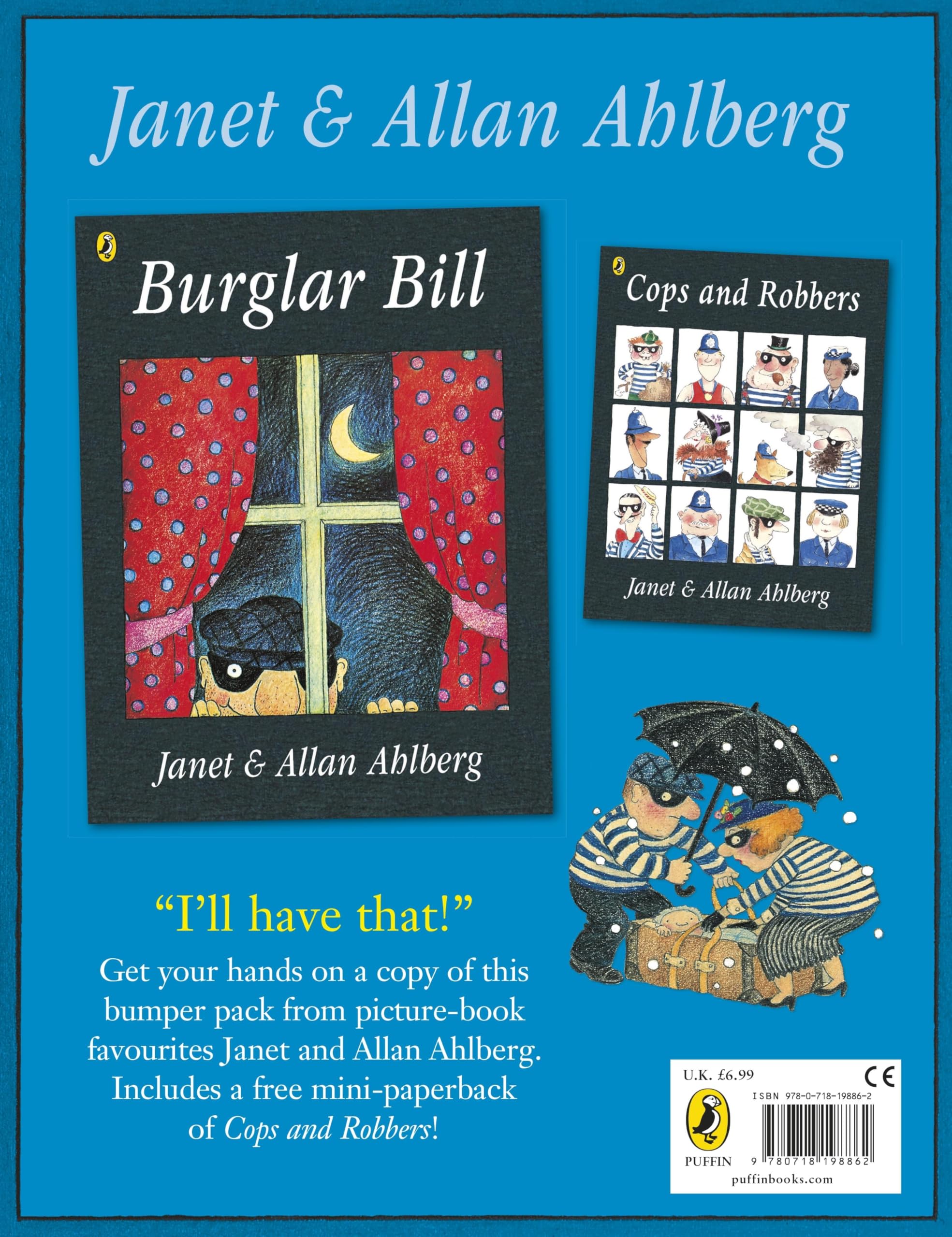 Burglar Bill/Cops and Robbers (mini) shrinkwrap book