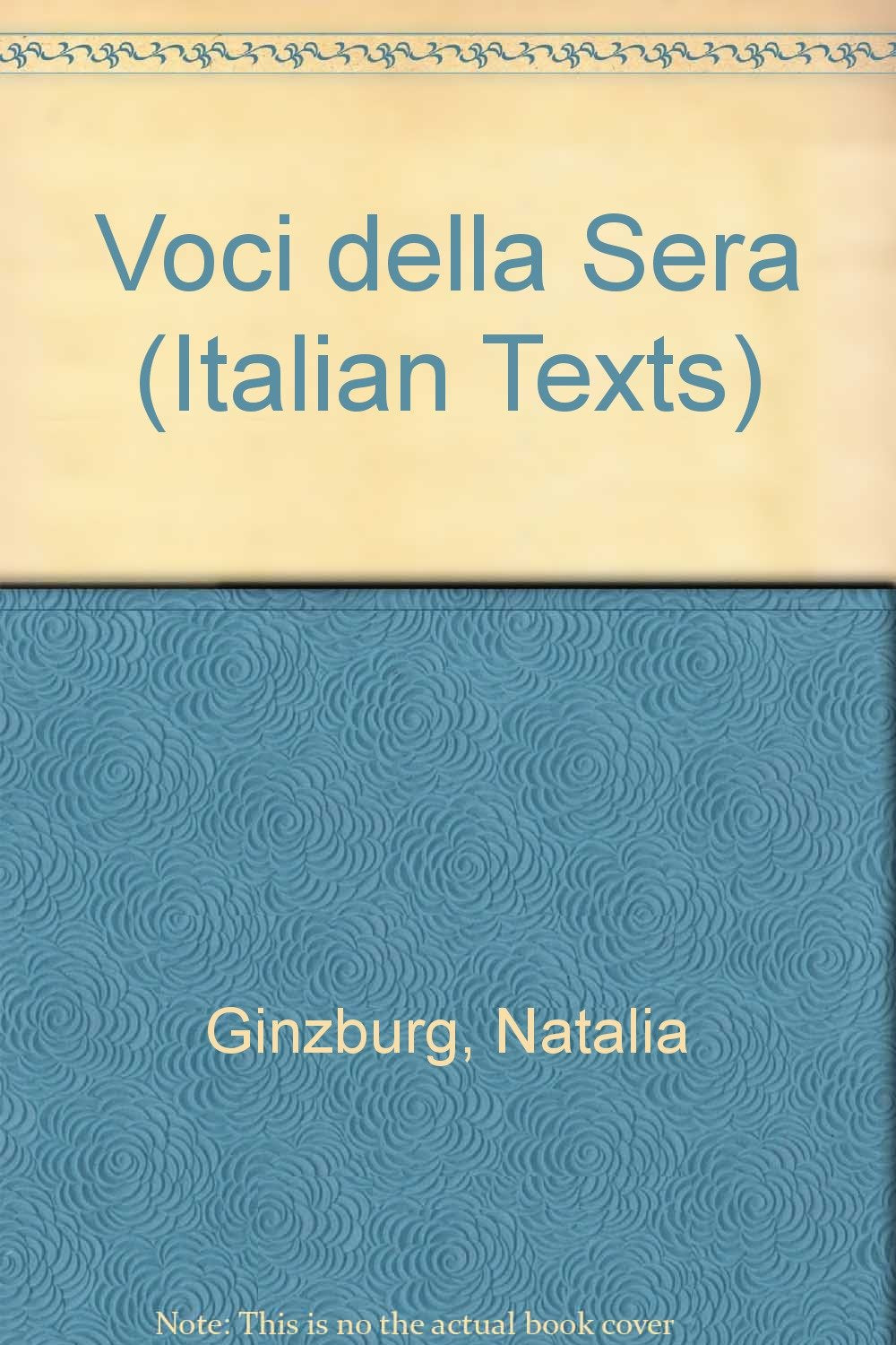 Le Voci Della Sera (Italian Texts) Contemporary literature