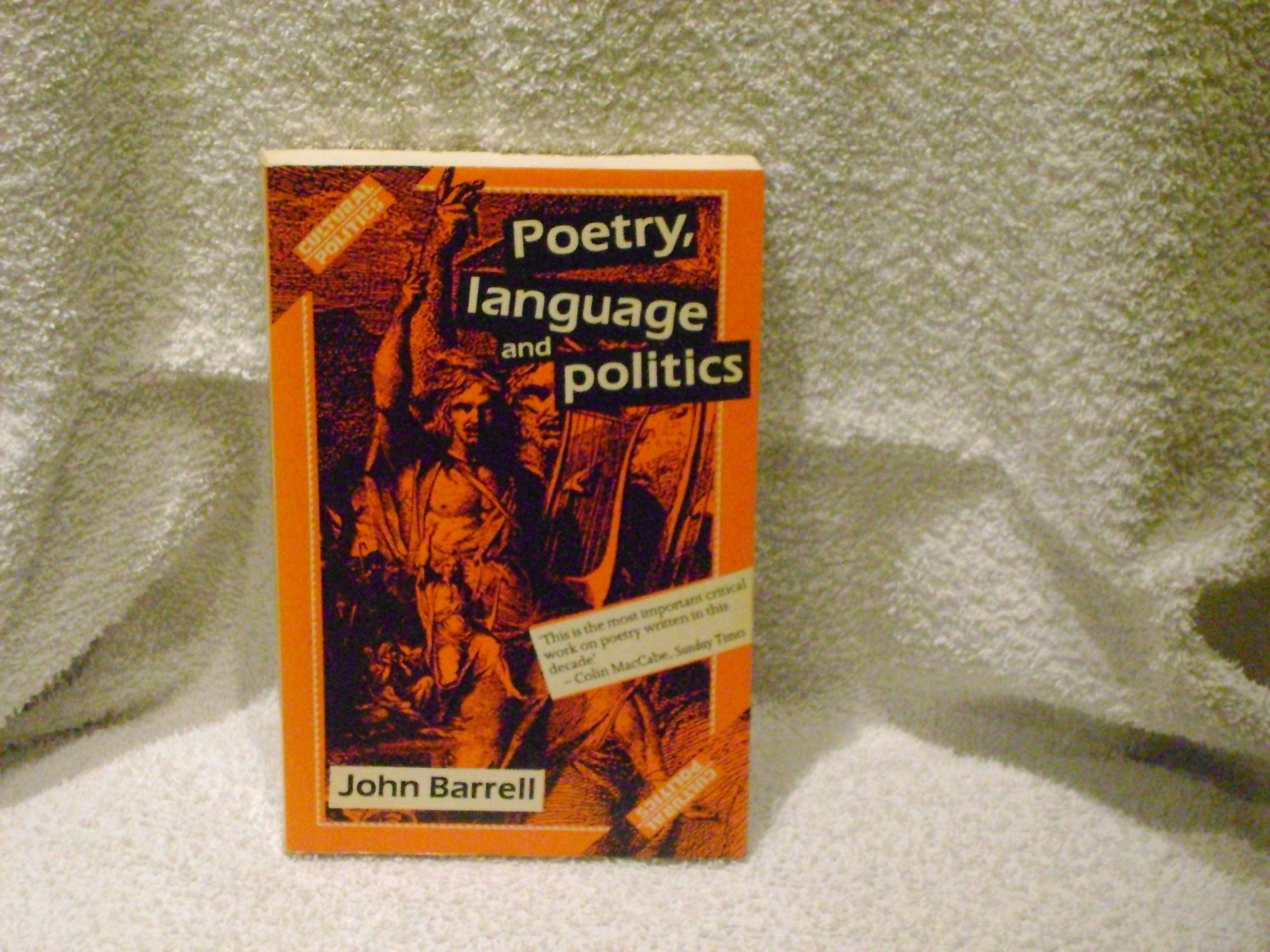 Poetry, Politics and Language (Cultural Politics) Contemporary literature