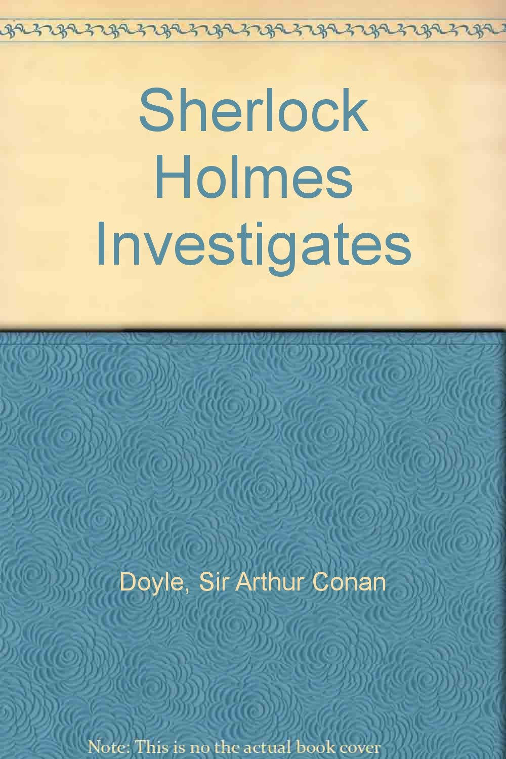 Sherlock Holmes Investigates Books