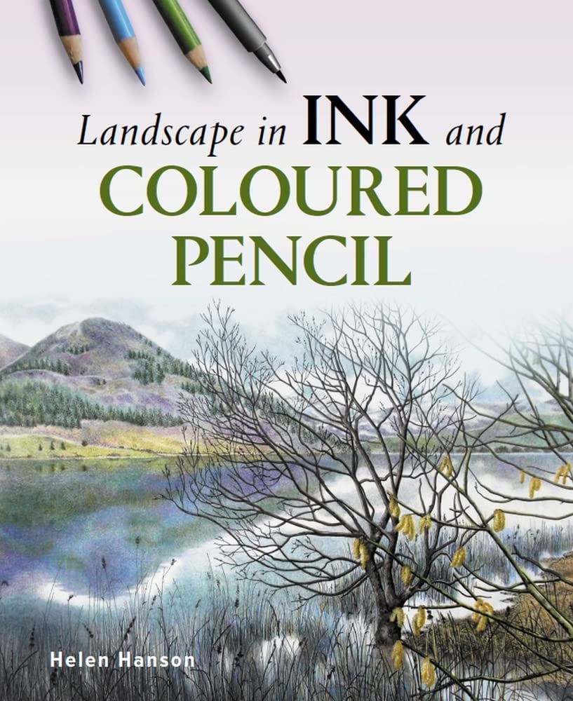 Landscape in Ink and Coloured Pencil book