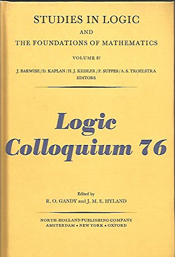 Provability, Computability and Reflection (Volume 87): Proceedings (Studies in Logic and the Foundations of Mathematics, Volume 87) Computer Science