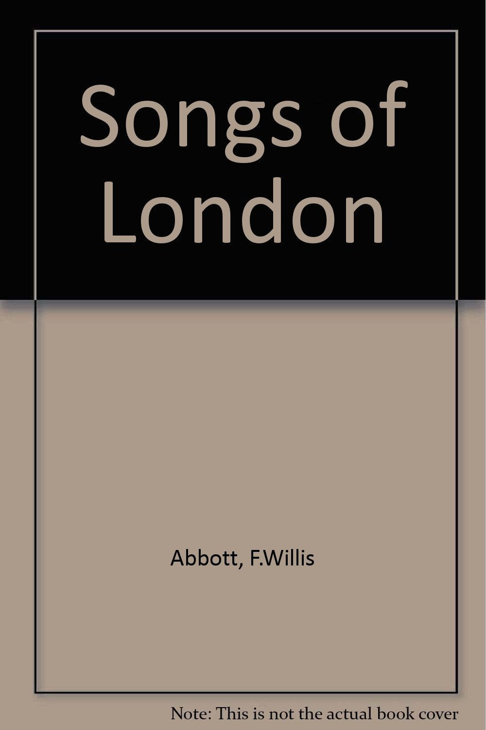 Songs of London Books