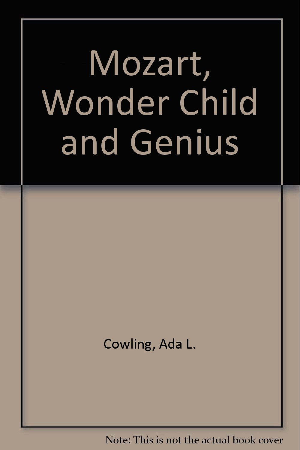 Mozart, Wonder Child and Genius Books