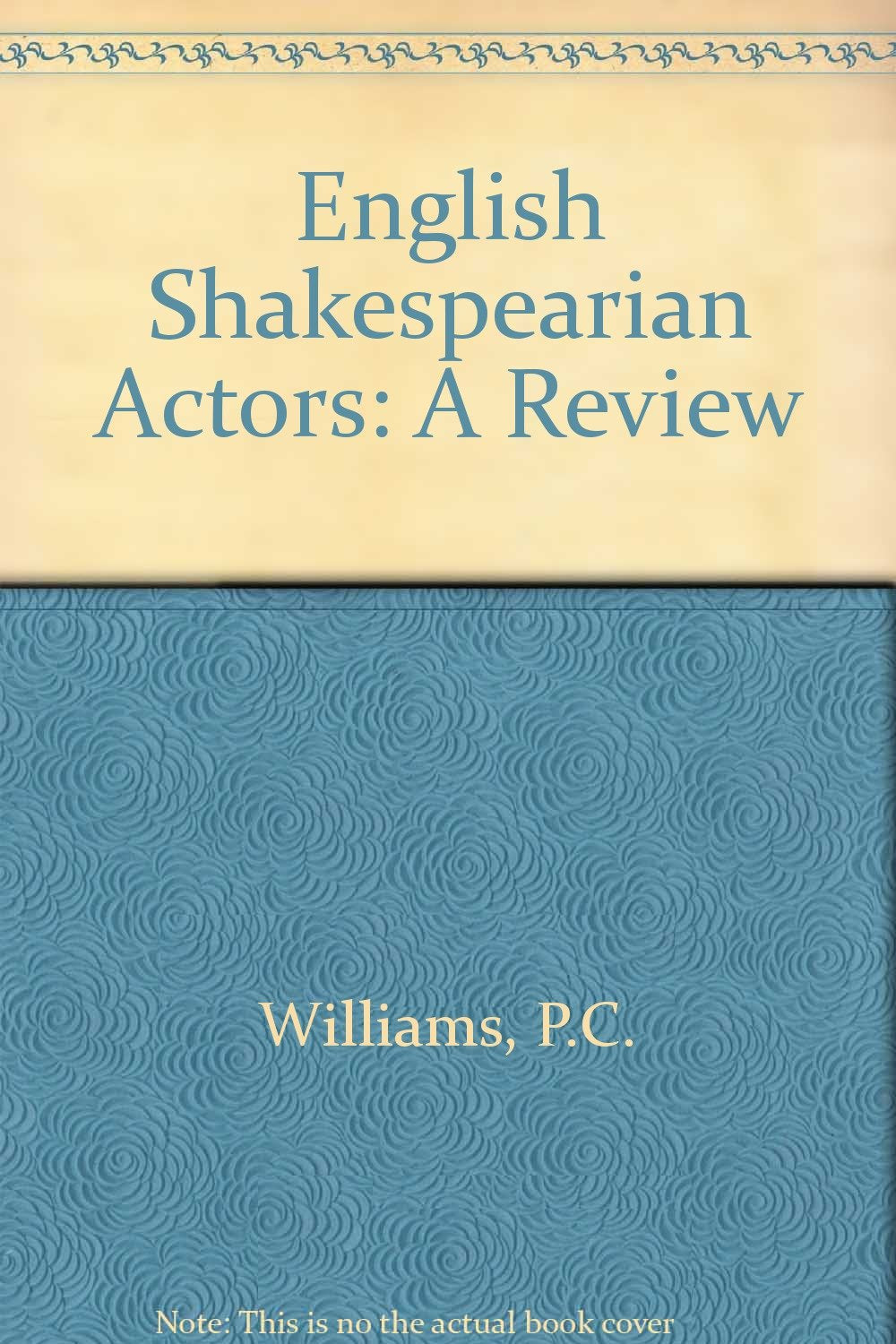 English Shakespearian Actors: A Review Books