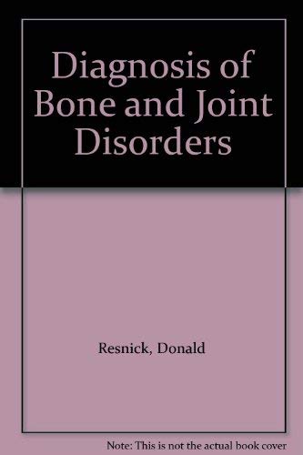 Diagnosis of Bone and Joint Disorders book
