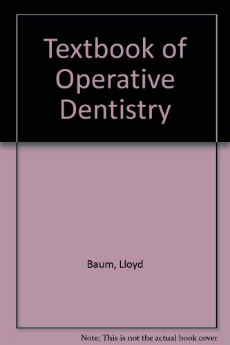 Textbook of Operative Dentistry Medicine Books