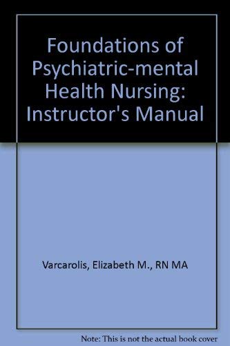 Foundations of Psychiatric-mental Health Nursing Books