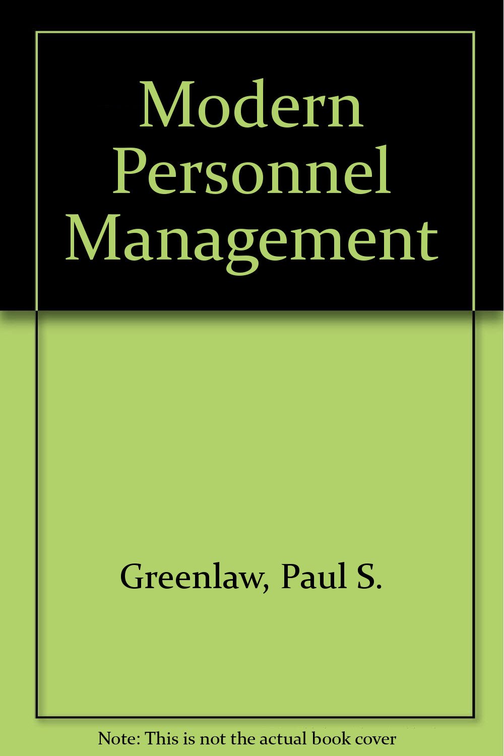 Modern Personnel Management Books