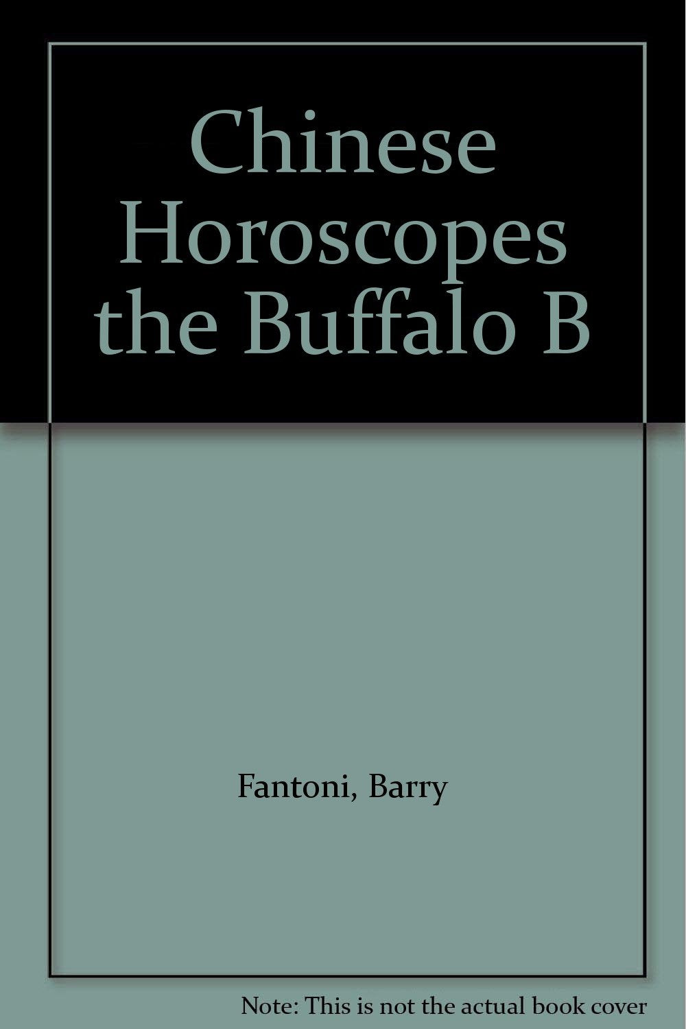 Barry Fantoni's Chinese Horoscopes: The Year of the Buffalo Books