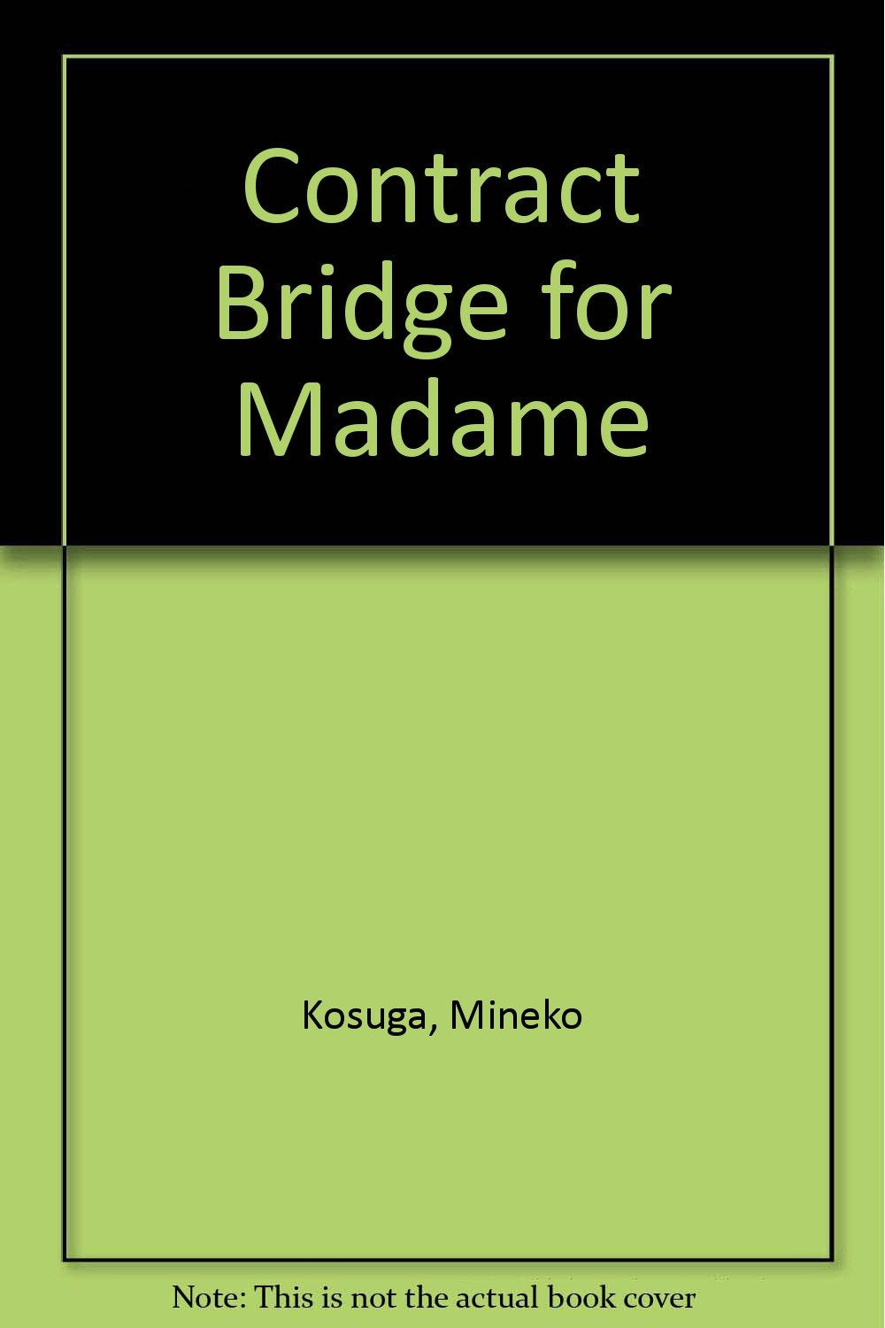 Product Image: Contract Bridge for Madame