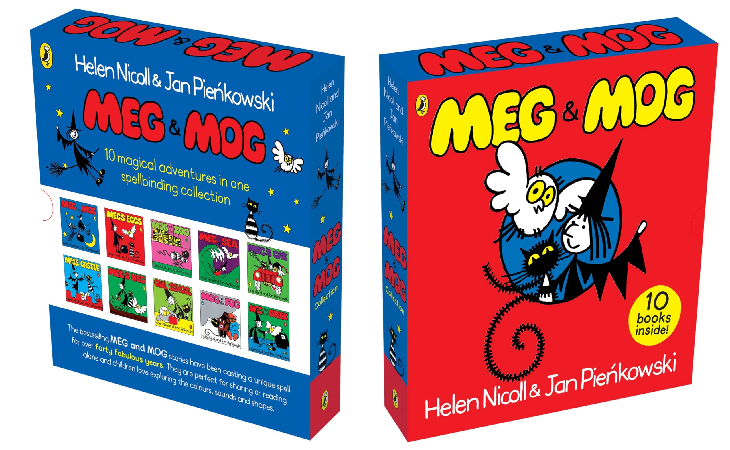 Meg and Mog Penguin Australia Slipcase book