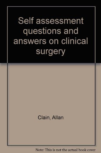 Self assessment questions and answers on clinical surgery Books