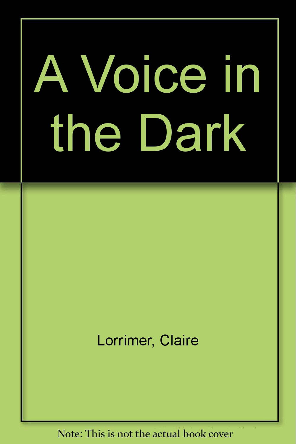 A Voice in the Dark Contemporary literature