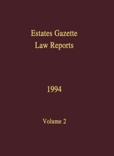 EGLR 1994 (Estates Gazette Law Reports, Band 2) Law
