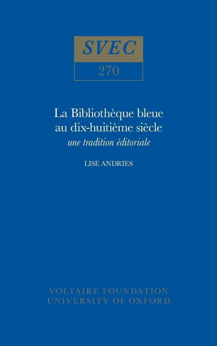 La Bibliothèque bleue au dix-huitième siècle : une tradition éditoriale Contemporary literature