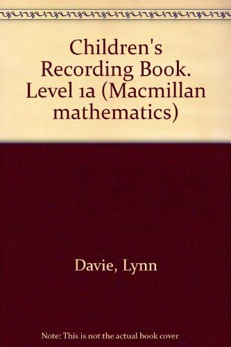 Children's Recording Book. Level 1a (Macmillan mathematics) Non-fiction
