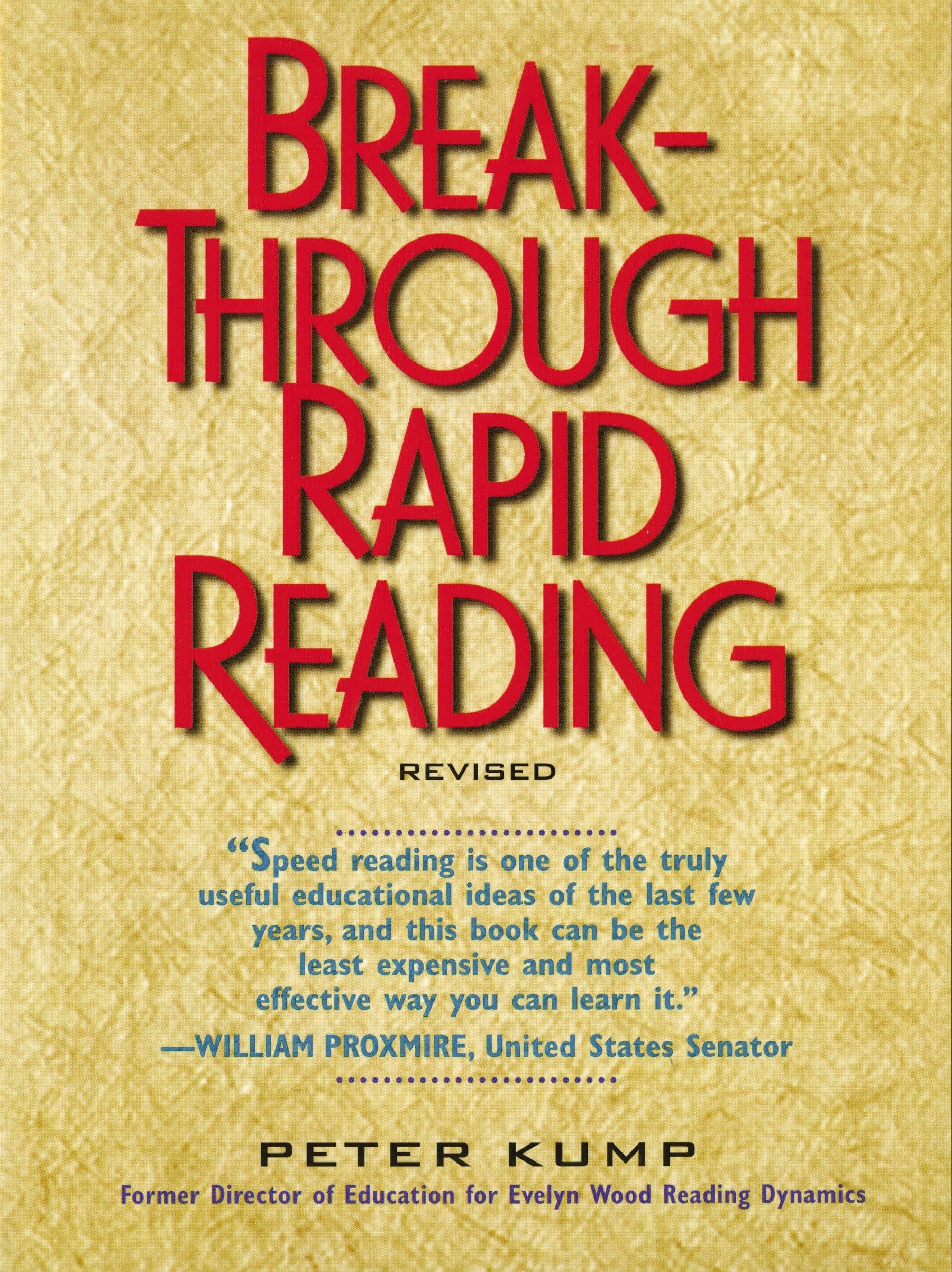 Breakthrough Rapid Reading Foreign Languages ​​& Dictionaries