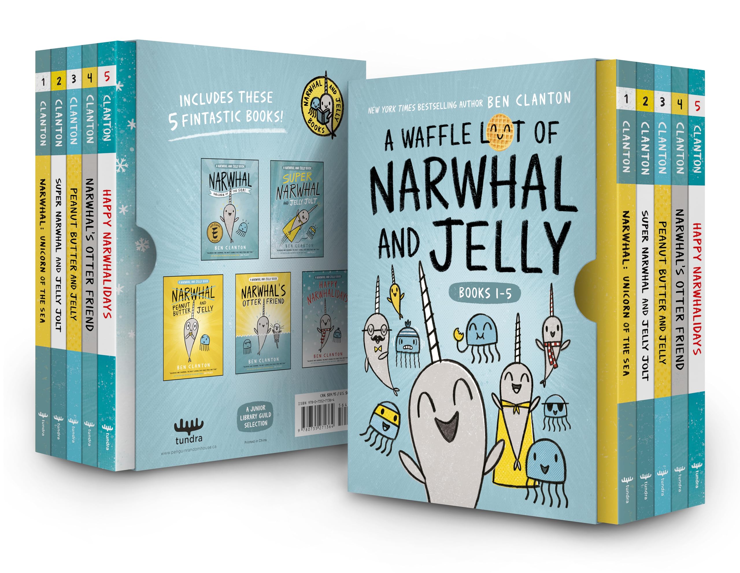 A Waffle Lot of Narwhal and Jelly 1-5 Manga