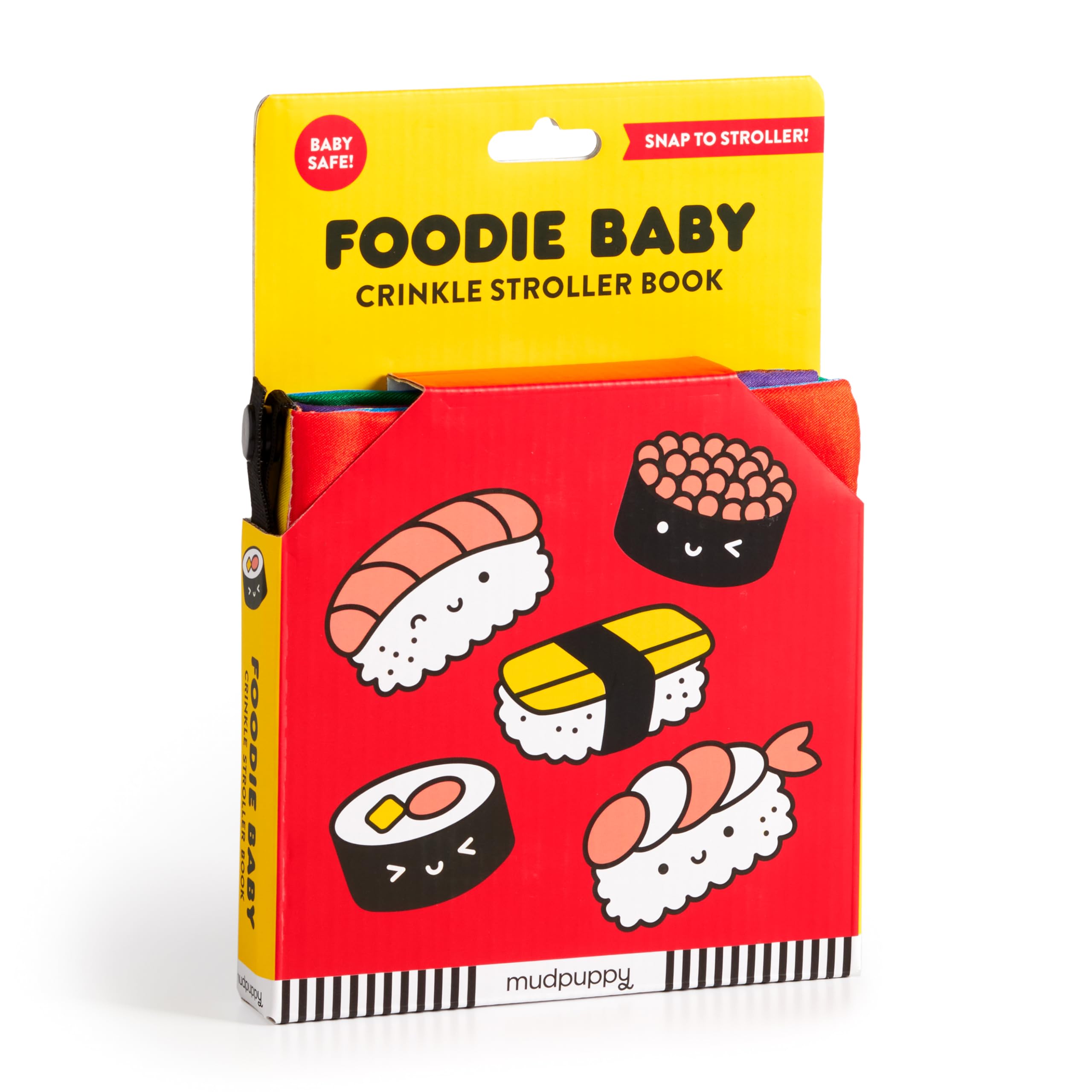Foodie Baby Crinkle Fabric Stroller Book Non-fiction