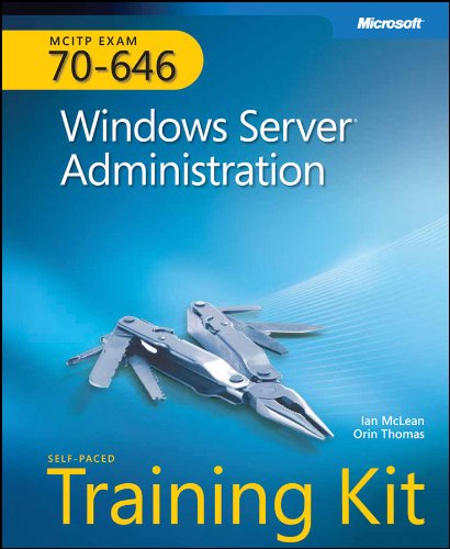 Product Image: MCITP Self-Paced Training Kit (Exam 70-646): Windows Server® Administration: Windows Server 2008 Administration (PRO-Certification)