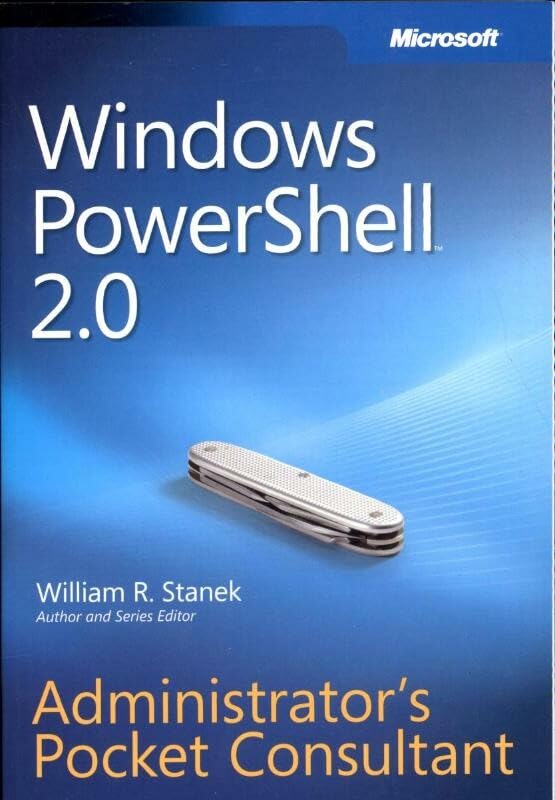 Product Image: Windows PowerShell(TM) 2.0 Administrator's Pocket Consultant