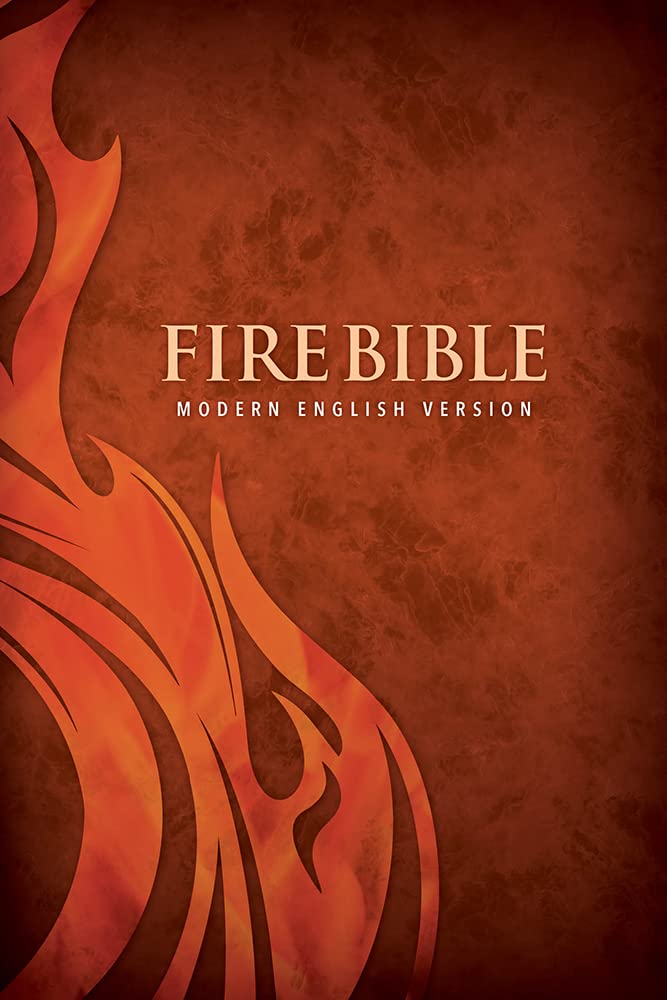 Holy Bible: Mev Fire Bible - 4 Color Hard Cover - Modern English Version Religion & Esotericism