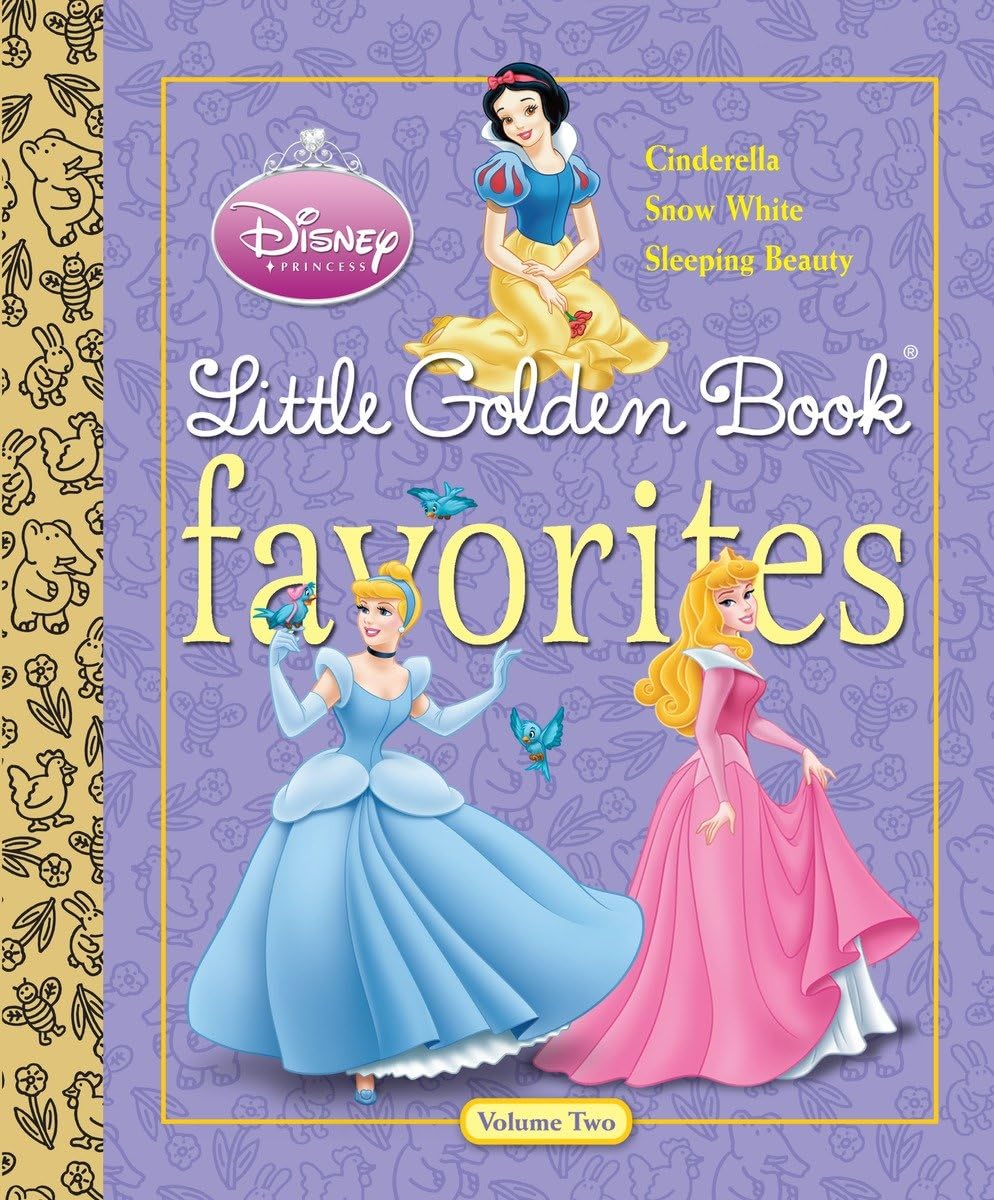 Disney Princess Little Golden Book Favorites: Cinderella, Snow White, Sleeping Beauty (Little Golden Book Favorites, 2, Band 2) Manga