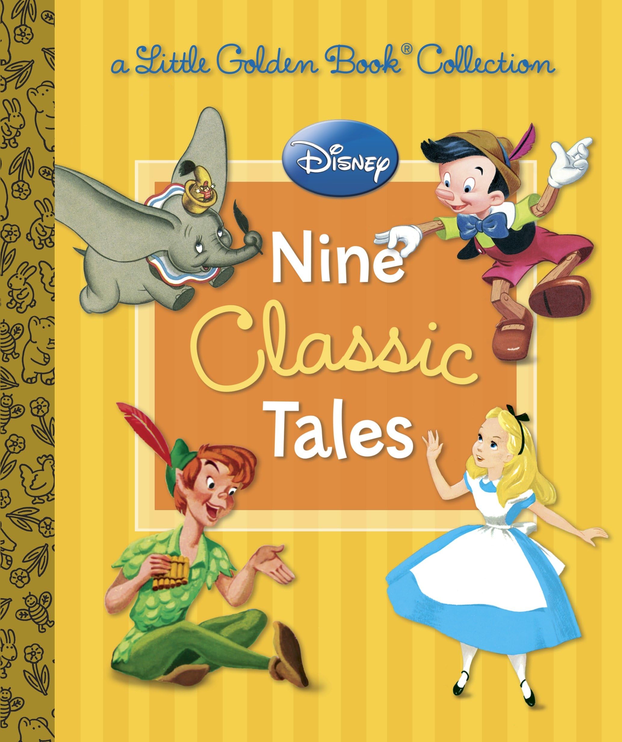 Disney Nine Classic Tales (Little Golden Book Collection) Non-fiction